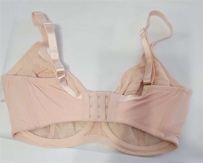 NEW Parfait by Affinitas 30I Enora Lace Unlined Minimizer Bra Pink 102928
