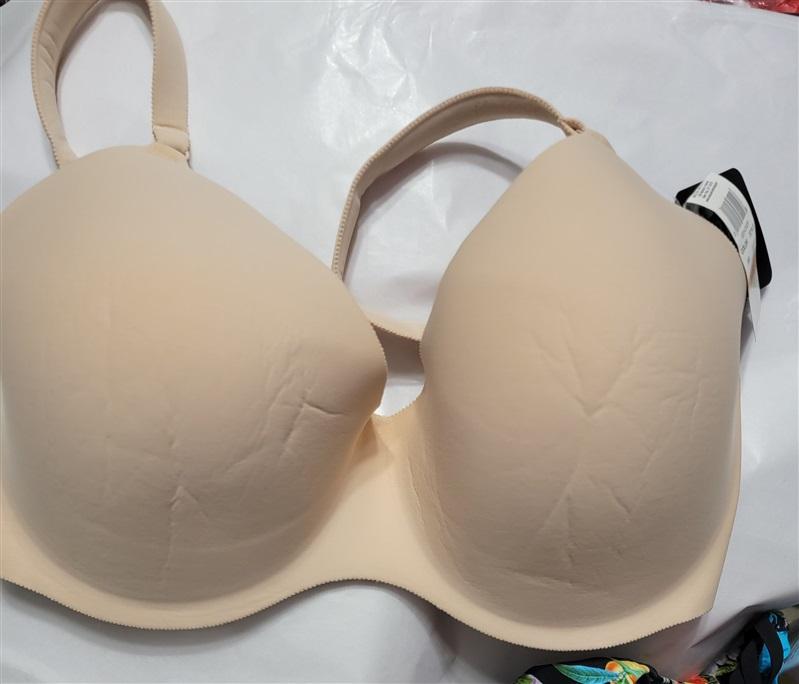 NWTD Wacoal 36DD iBra Seam Free T-Shirt Underwire Bra 85380 Beige 108214