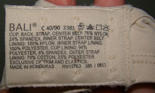 NWT Bali 44C Passion for Comfort Underwire Bra 3383 Beige 114179