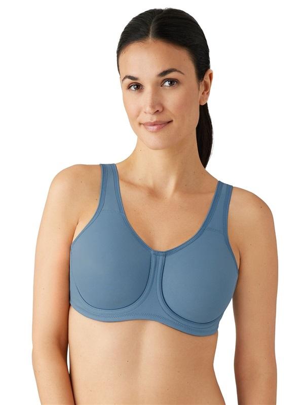NWT Wacoal 34C Blue Sport Underwire Bra 855170 Free Shipping 114238
