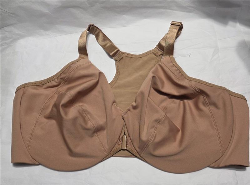 NWOT Glamorise 40g Full Figure Front-Close Smoothing Bra Underwire 1247 115715