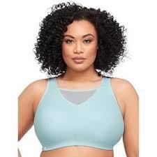 NEW Glamorise 36G No Bounce Cami Sports Bra 1066 Blue 116264