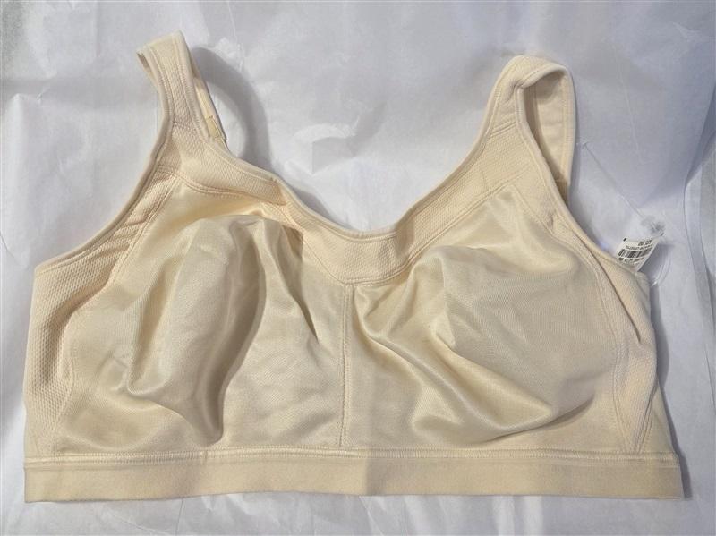 NWOT Playtex Bra 18 Hour 42C Support Active Wireless Ivory Bra 4159 116842