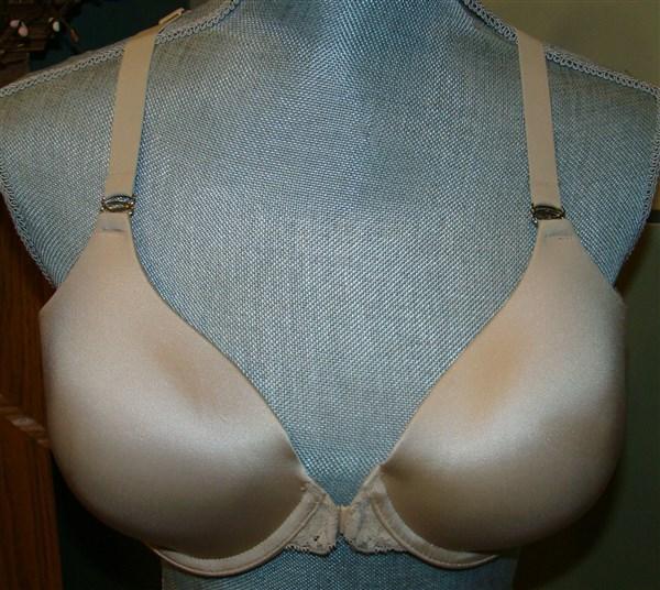 NWOT Maidenform 36C Pure Genius Extra Coverage Racer-Back Bra 7112 Beige 117268