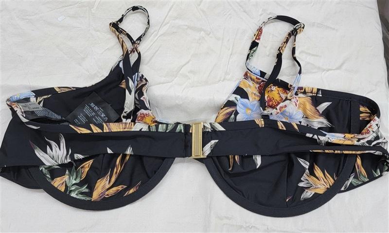 NWOT Volcom 22w Tropakill Underwire Bikini Swimsuit Top 117276