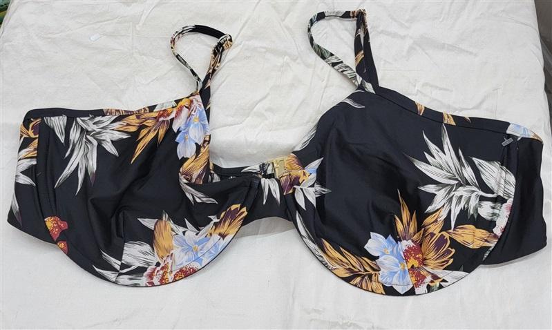 NWOT Volcom 22w Tropakill Underwire Bikini Swimsuit Top 117276