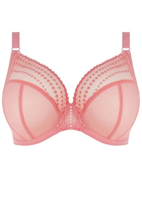 NEW Elomi 34M USA Matilda Underwire Plunge Bra EL8900 Rose Pink 117689