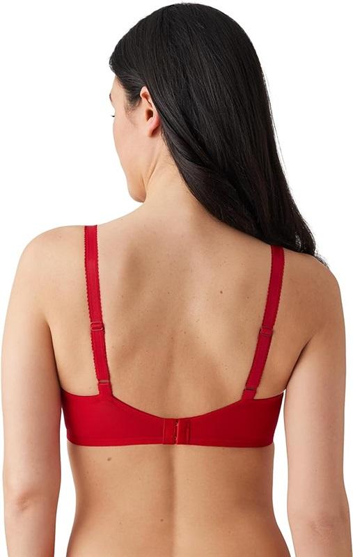 NWt Wacoal 36DDD Side Note Full Figure Coverge Underwire Bra 855377 Red 118536