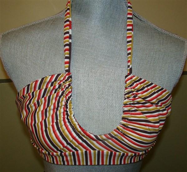 NEW BCBG Max Azria Reversible Geometric M Bikini Top Bottom Swimsuit #39262