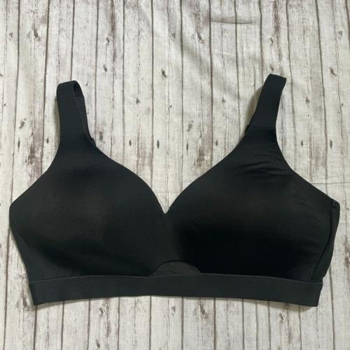 NWOT Cacique 50C Lightly Lined Full Coverage Wireless Smooth Black 118999