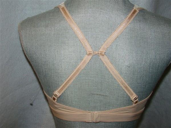 NWOT Wacoal 34 Embrace Lace Soft Cup Non-Wire Bra 852191 Beige 119003