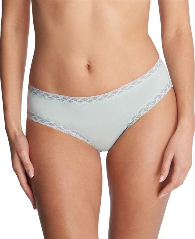 NWT Natori XL Bliss Girl Brief Lace Trimmed Cotton Panty 156058 Mint 119172