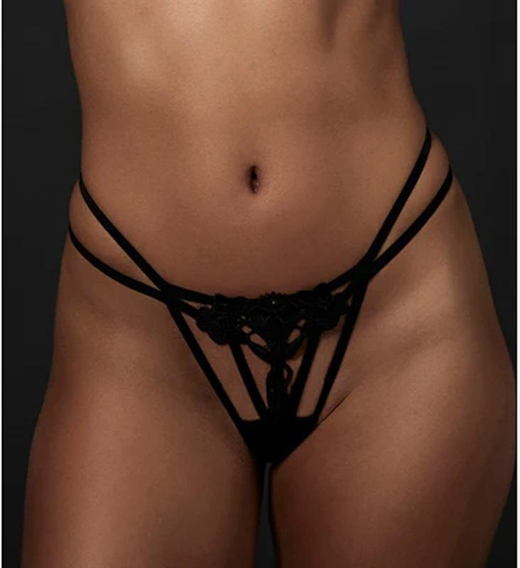 NEW Bluebella M Nova G-String Thong Panty Black 119772