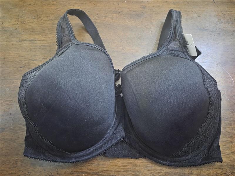 NWT Wacoal 36DDD Retro Chic Seamless Contour 853186 Black 120618