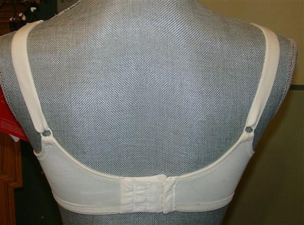 NWTD Lilyette Bra 40D Comfort Lace 0428 Underwire Minimizer White Bra 121454
