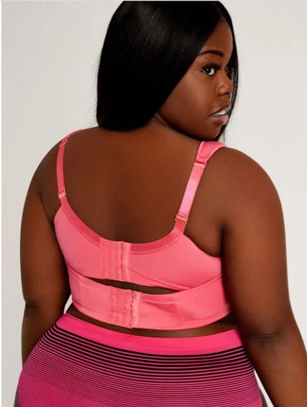 NWTD Ashley Stewart 44D Butterfly Full Coverage Pink Push up 122060