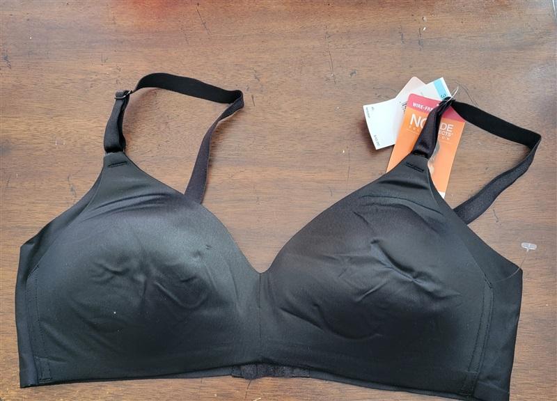 NWTD Warner's 36C No Side Effects Wire-Free Bra 1056 Black 123021