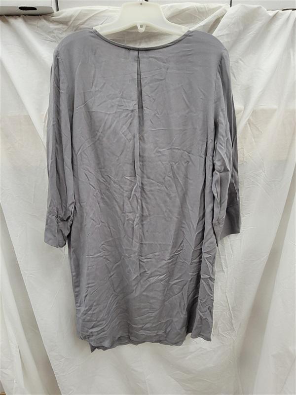 NWOT Glam Boutique SMALL Gray Keyhole Front Shift Dress 123108