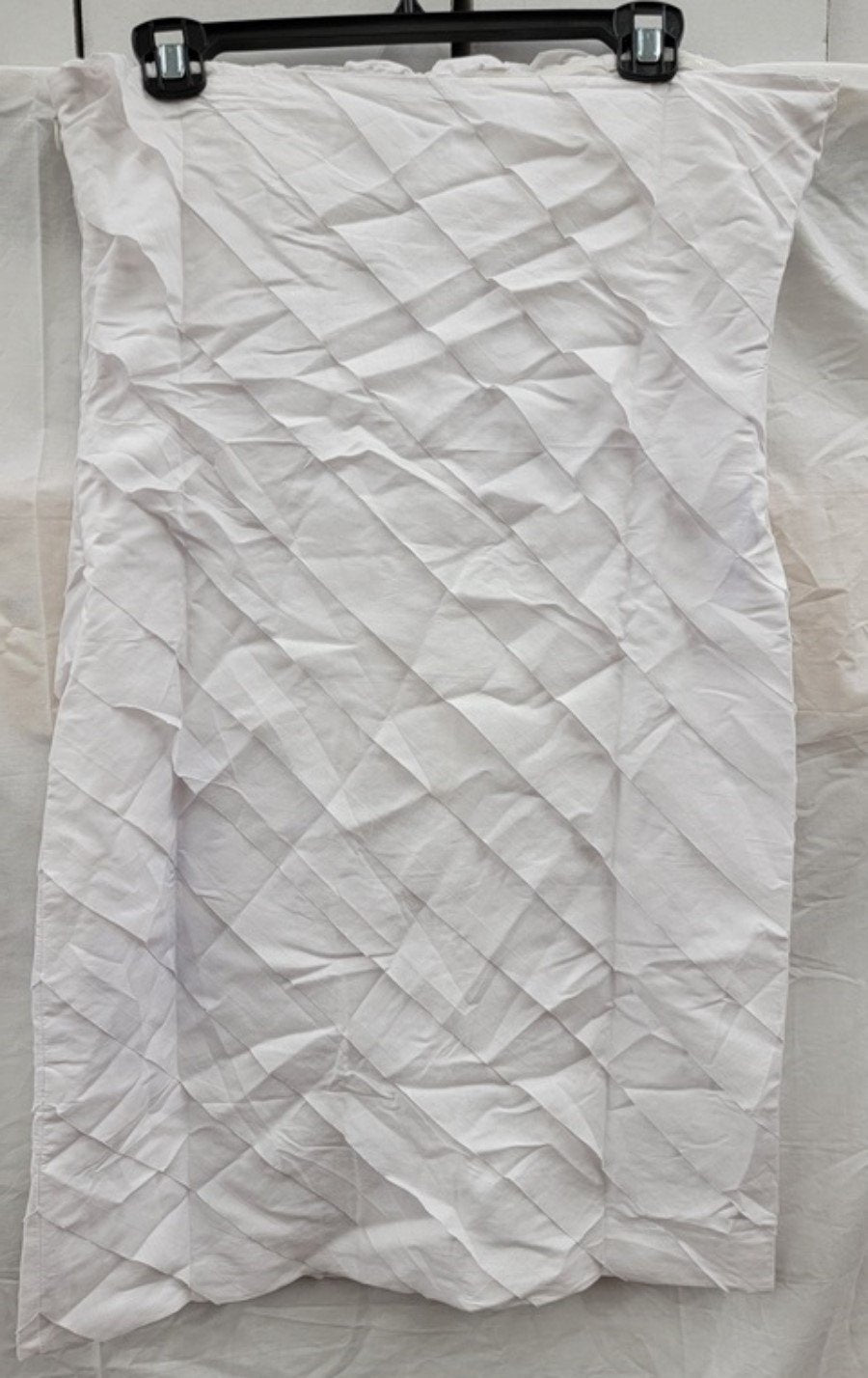 NWT Lucy & Co L Strapless Bandage Ruffle Club Mini Dress White 123637