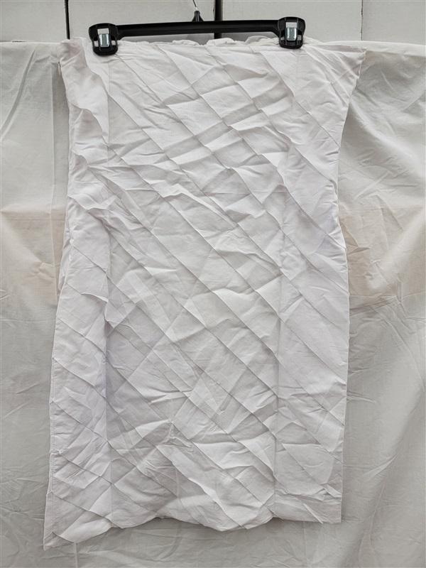 NWOT Lucy & Co L Strapless Bandage Ruffle Club Mini Dress Ivory 123683