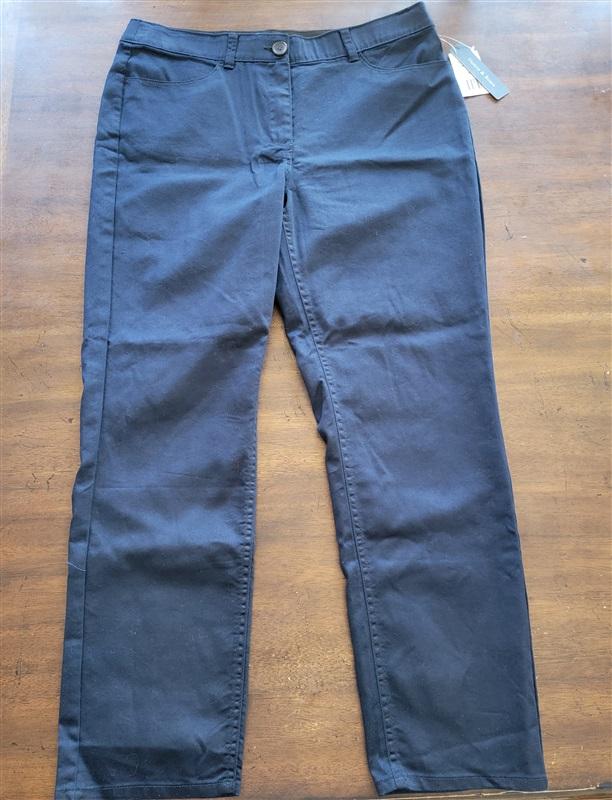 NWT Violets & Roses 12 31 Trouser Pants Navy 123716