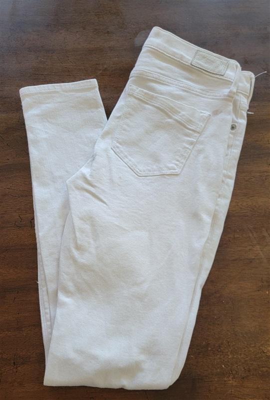NWOTD Express 0R Mid Rise Stretch Legging White Jeans 123770