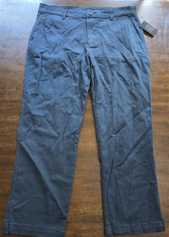 NWT KUT From Kloth 12 Cropped Trouser Pants Navy 123774