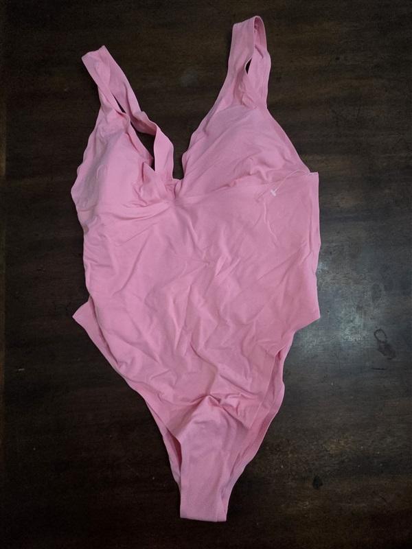 NWT L Space L Fused Katiness 1Pc Classic Swimsuit Gua Pink 124101