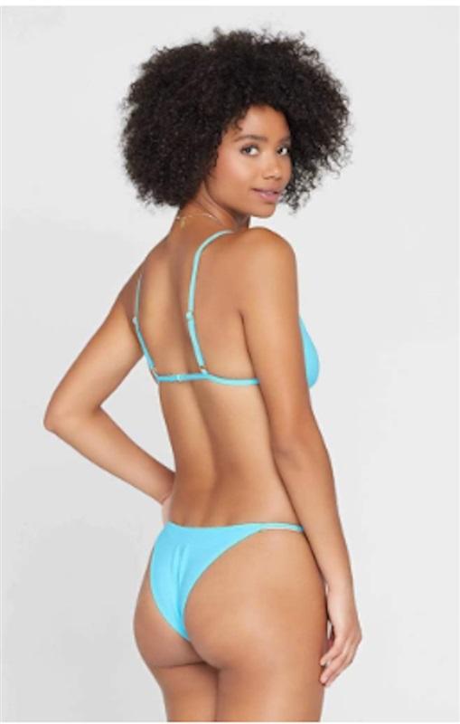 NWOT L*Space M Jay Bottom Bitsy Blue Bikini 124123
