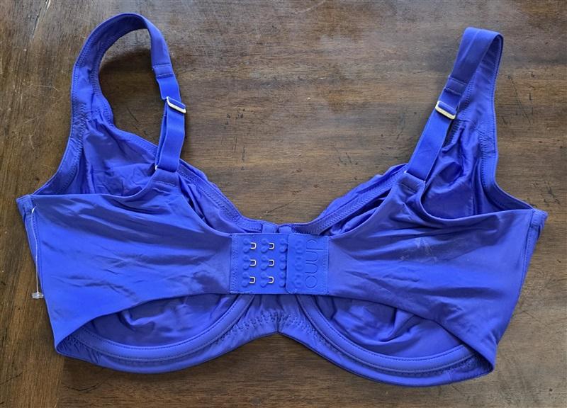 NWOTD CUUP 36G The Scoop Blue Microfiber Undewire Bra 124340