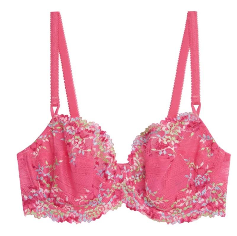 NWT Wacoal 38D Embrace Lace Pink Underwire Bra 65191 124462