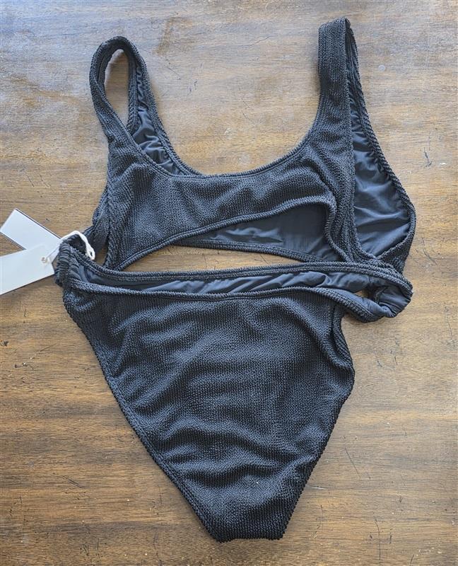 NWT Good American 2x 3X Always Fits Sculpt Monokini Black 124554