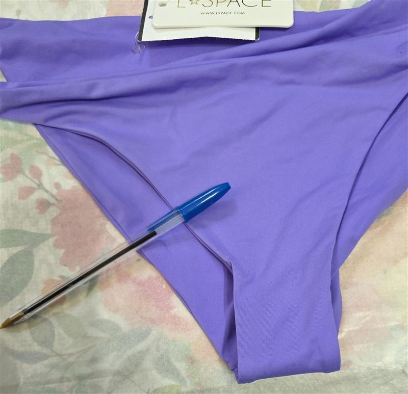 NWOT L*Space XL Camacho Classic Bikini Swim Bottom Amethyst Purple 124587