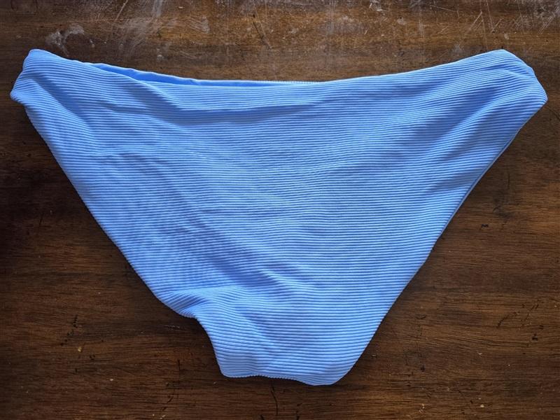 Becca Rebecca Virtue S Color Code American Tab Side Bikini Bottoms Blue 124674