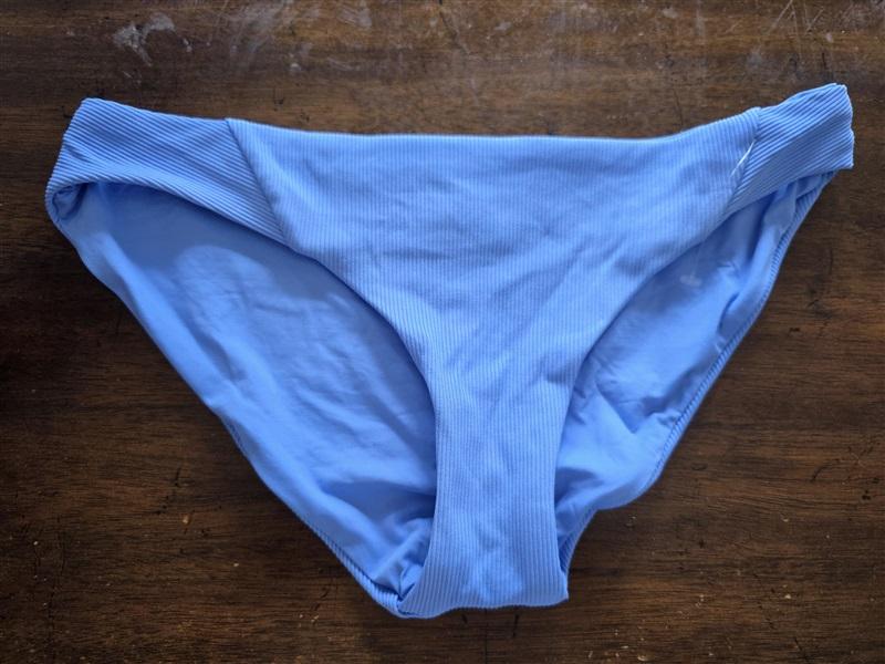 Becca Rebecca Virtue S Color Code American Tab Side Bikini Bottoms Blue 124674