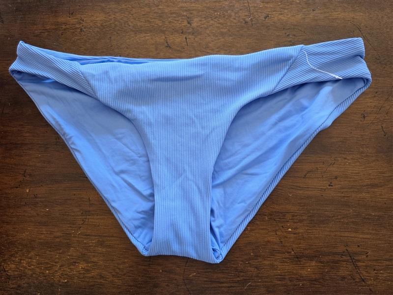 Becca Rebecca Virtue S Color Code American Tab Side Bikini Bottoms Blue 124674