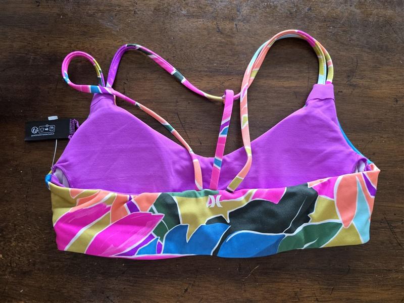 NWT Hurley Anthropologie XS Max Isla Bikini Geometric Top 124817