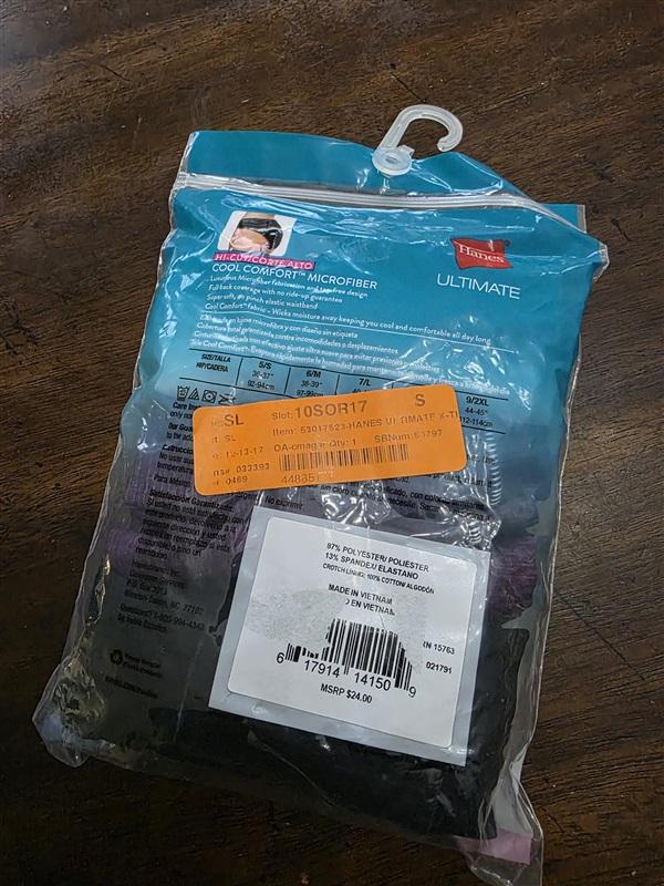 NWT Hanes 7 Ultimate Microfiber Comfort 3pr Briefs Underwear 124881