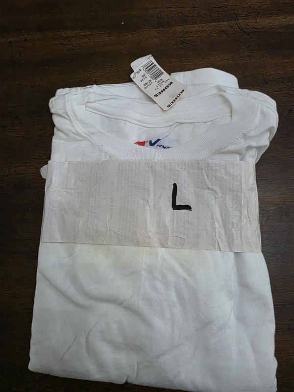 NWOTD Hanes L ComfortBlend Tagless 2 Pack T shirts Undershirt White 124899
