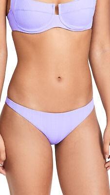 NWOT L*Space XS Camacho Classic Bikini Swim Bottom Shimmer Purple 124945