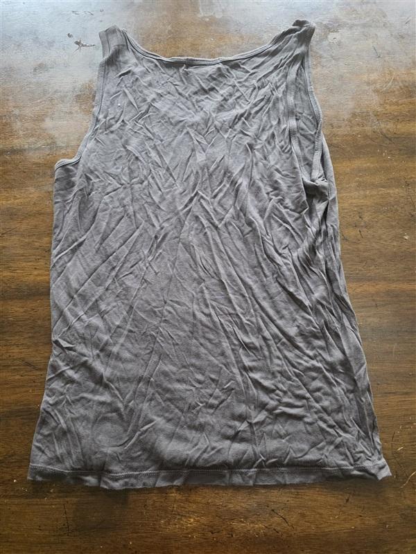 NWT Wearable Scoop Neck Gray Rayon Tank Top 125001