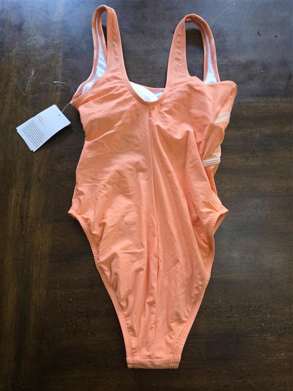NWT Sports Illustrated SM Misty Franklin 1PC Swimsuit Orange 125012