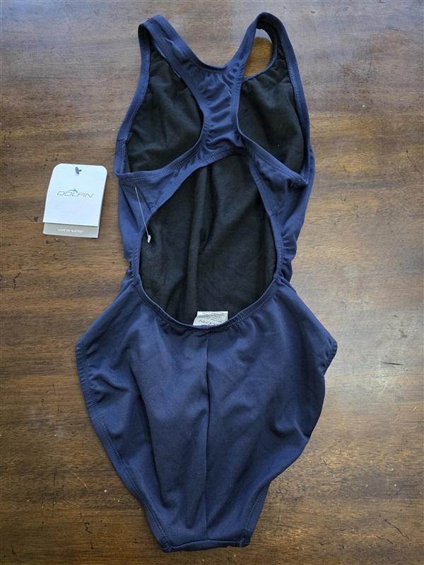 NWT Dolfin 32 Ocean Basic Solid Royal Performance Back 1 PC Blue 125055