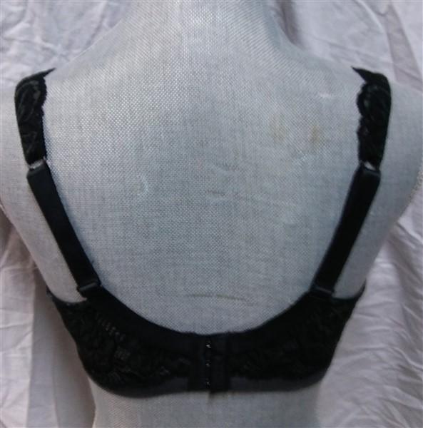 NWOT Bali 44DD Lace Desire No-Foam Underwire Bra 6543 Black 125168