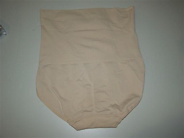 NWT Maidenform L Slim Waisters High Waist Brief 12553 Beige 125174
