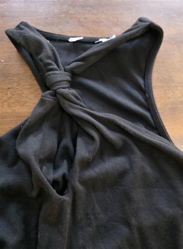 NWOT LUSH S Bodysuit 1 Shoulder Knot Black Thong 125193