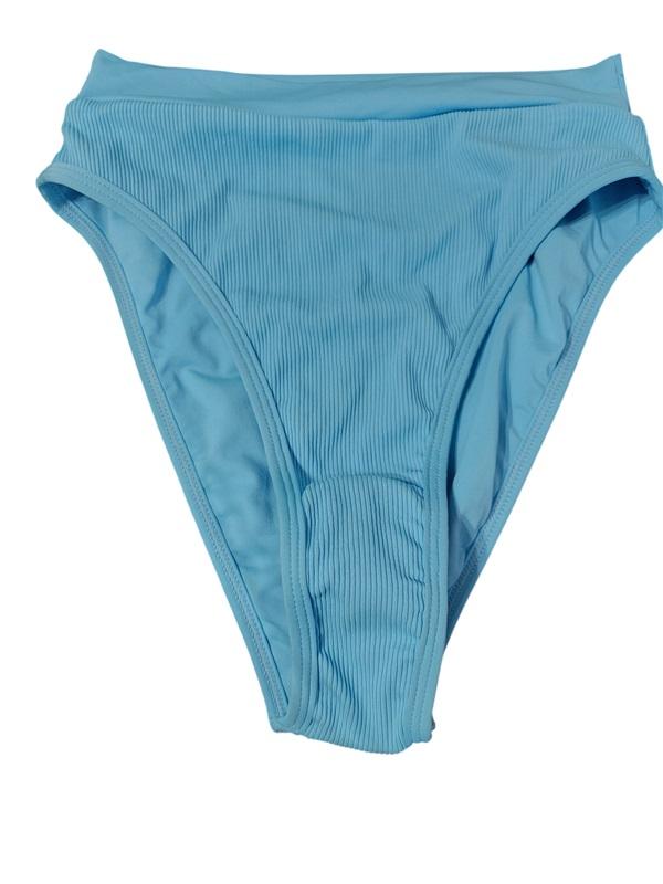 NWT L*Space L Frenchi Bitsy Cut Blue AQR Swim Bottom Bikini 125206