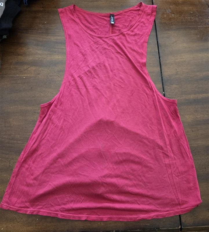 NWOT Trina Turk Reaction S Red Knotted Tank Top 125295