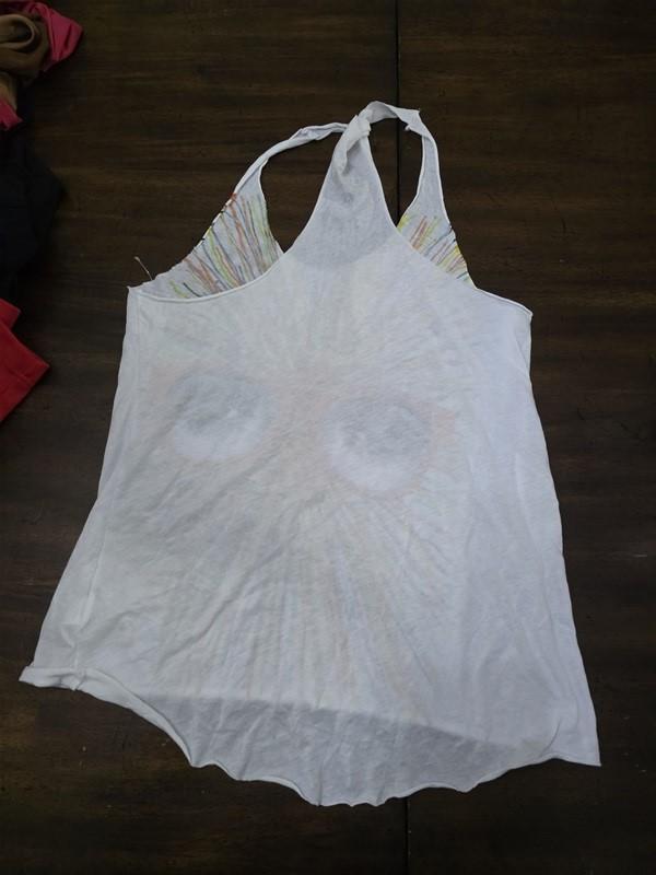 NWT Volcom S Twisted Eyes in Glasses Tankini White 125305