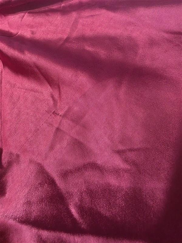 NWTD Saints + Secrets M Cut Out Deep V Burgundy Satin Mini Dress 125308